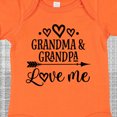 thumbnail image 4 of Inktastic Grandma Grandpa Love Me Arrow Boys or Girls Baby Bodysuit, 4 of 5