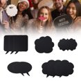 thumbnail image 5 of 10pcs Photo Booth Props Black Paper Cute MultiStyle Birthday Backdrop with Sticker Sticks for Birthday Party Decoration, 5 of 5