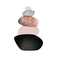 thumbnail image 3 of Urban Epiphany 11x14 Black Modern Framed Museum Art Print Titled - Balanced White Blush, 3 of 5