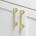 thumbnail image 3 of GlideRite 3-3/4 in. (96mm) Center-Center Smooth Cabinet Bar Pull, Champagne Gold - 4787-96-CHPG, 10 Pack, 3 of 4