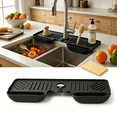 thumbnail image 3 of Non-Slip Sink Drainage Mat | 45.5 x 17 Inch TPR Rubber Sink Liner | Splash-Proof Drying Rack & Dish Drying Mat for Kitchen Countertops, 3 of 7
