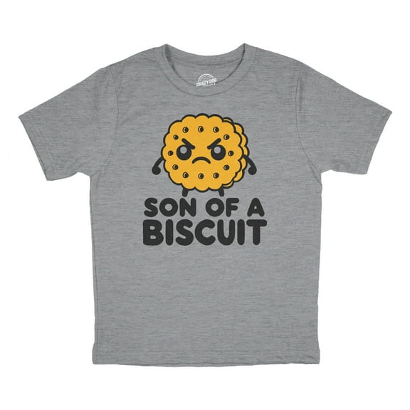 Youth Funny T Shirts Son Of A Biscuit Sarcastic Graphic Novelty Tee For Kids