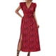 thumbnail image 1 of Gibobby Vestidos Casuales para Mujer Vestidos casuales de verano para mujer Vestido de manga corta con estampado de flores Vestido casual de playa(Rojo,XL), 1 of 5