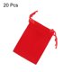 thumbnail image 3 of Uxcell 20 piezas Bolsas de Terciopelo con Cuerdas 2 x 2.8 Pulgadas Bolsas de Regalo para Joyería, Rojo, 3 of 7
