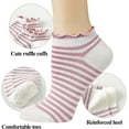 thumbnail image 2 of HAHDAXIA Womens Crew Socks Lace Ruffle Frilly Cotton Cute Princess Ankle Dress Socks for Girl 2/4/5/6 Pack, 2 of 7