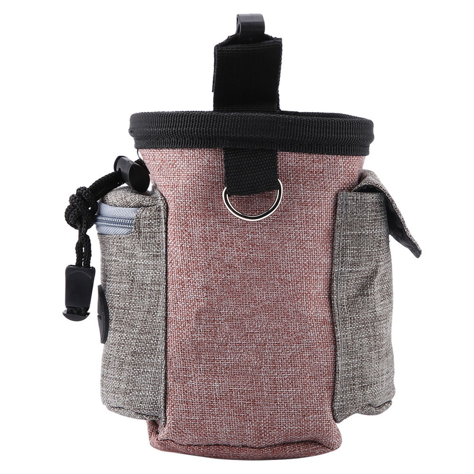 Detachable Pet Feed Pocket, Portable Adjustable Cotton Linen Dog Training Treat Bag, Puppy Pet Feed Pocket For Pet Dog Dog Training Treat Bag