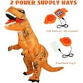 thumbnail image 2 of Dinosaur Halloween Costume with Inflatable for Adults, 2 of 5