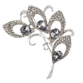 thumbnail image 1 of Broche de flores vintage Sunnimix de cristal para mujer, 1 of 8