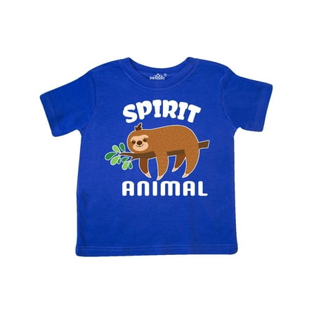 

Inktastic My Spirit Animal is a Sloth with Sloth Illustration Gift Toddler Boy or Toddler Girl T-Shirt