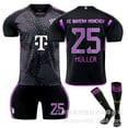 thumbnail image 1 of 2324 Bayern Uniforme de Football Extérieur, 9 Kane 10 Sane 25 Muller 3 Jin Meizai Maillot-SinKeeU, 1 of 3