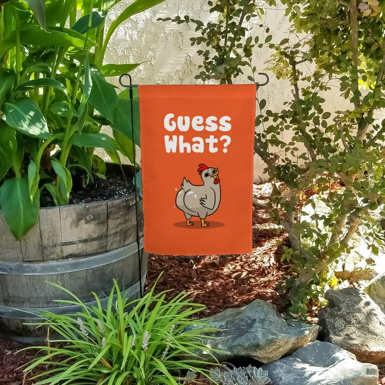 Guess What? Chicken Butt - Wood Sign 7x7 - Country Marketplace