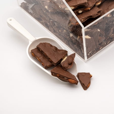 Milk Chocolate Almond Bark – Creamy Milk Chocolate with Crunchy Whole Almonds – Perfect for Snacking Baking and Gifting – 8 oz