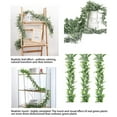 thumbnail image 4 of Huhuzaio Eucalyptus Garland , 1 Pack Greenery Garlands Vines Bookshelf Indoor Outdoor Hanging Decor, Greenery Garland for Wedding Backdrop Arch Wall Decor/ 5.91 Ft, 4 of 7