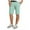 Peppermint/White, variant on Men's Flat Front Flamingo Palm Stretch Belted Casual Shorts (32, Grey\Black)