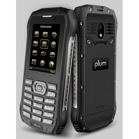 Plum Ram 7 - 3G Rugged Cell Phone GSM Unlocked IP68 Certified ATT Tmobile MetroPCS Simple Mobile Straight Talk (Best Rugged Cell Phone)