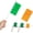 Ireland, variant on 2026 World Cup 12-Pack Handheld Country Flags, Mini Fan Flags for US Canada Mexico World Cup Parties, Classroom & International Events Decor