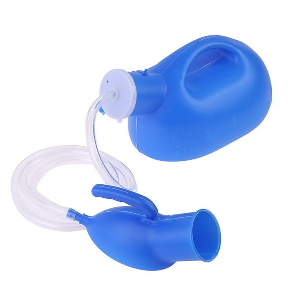 2000ml Portable Urinal Pee Bottle with Pipe Hospital Male Potty Outdoor Camping