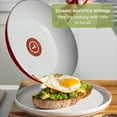 thumbnail image 2 of T-fal Easy Care Ceramic Nonstick Cookware, 12 Inch Frypan, Red, 2 of 8