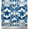 thumbnail image 1 of Soimoi Rayon Fabric Filigree Damask & Artistic Leaves Decor Fabric Printed Yard 42 Inch Wide, 1 of 1
