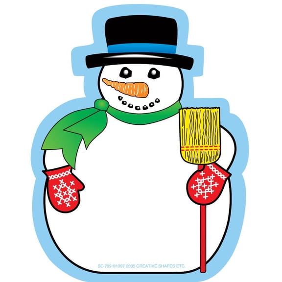 Mini Notepad - Snowman