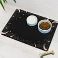 thumbnail image 3 of Celestial Sun and Moon Dog Bowl Mat - Astrology Print Pet Feeding Mat with Absorbent Core, Non-Slip Rubber Base for Tile and Wood Floors, 3 of 7