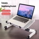 thumbnail image 3 of Kuymtek Soporte plegable para computadora portátil Soporte elevador ajustable para computadora portátil (blanco ampliado) Kuymtek Componentes de la computadora, 3 of 8