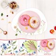 thumbnail image 4 of 3 pieces of small floral western food mats home dining table mats Hotel non-slip coasters insulation mats - 30*40cm, 4 of 5