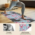 thumbnail image 4 of French Bulldog and Flower Hot Yoga Mat Towel Non Slip for Hot Yoga - Quick-Drying Yoga Mat Cover with 4 Corner Pockets with Travel Bag - Hot Yoga Towel Non Slip Grip Moisture Wicking Sweat 70"x26", 4 of 6
