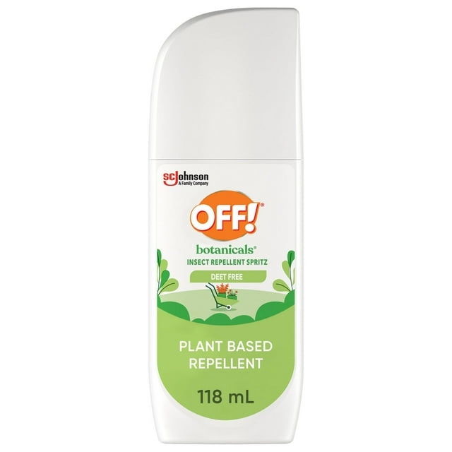 OFF! Botanicals Deet Free Plant-based Insect Repellent Pump Spray, Travel Size