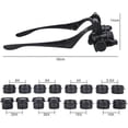 thumbnail image 3 of Eight sets of magnification lenses wearing double glasses type LED lights jewelry watch repair high magnification magnifier 16 lenses, 3 of 5