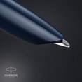 thumbnail image 4 of Parker 51 Fountain Pen | Midnight Blue Barrel with Chrome Trim | Fine Nib with Black Ink Cartridge | Gift Box, 4 of 6