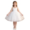 thumbnail image 5 of Rhuody Girls' Dresses Sleeveless Flower Girl Dress Style Formal Party Gown With Satin Bodice And Skirt Adorable Playsuit, 5 of 9