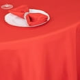 thumbnail image 4 of BalsaCircle 108" Round Premium Polyester Tablecloth Wedding Table Linens Red, 4 of 8