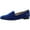 Cobalt Velvet Embroidered, variant on Vionic Willa Slip-on Womens Shoes Size 7.5, Color: Dark Taupe Suede