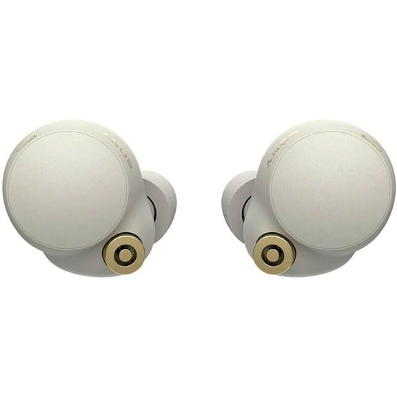 Pre-Owned Sony WF-1000XM4 - True wireless earphones with mic - in-ear - Bluetooth - active noise canceling - silver - Grade A - Used