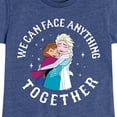 thumbnail image 3 of Frozen - We Can Face Anything - Toddler And Youth Girls Short Sleeve Graphic T-Shirt, 3 of 5