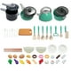 thumbnail image 2 of Juego de cocina de juguete CLLC para niños con utensilios de cocina de juguete, accesorios de cocina con ollas y sartenes, utensilios de juguete para cortar alimentos, platos de juguete, juguetes edu, 2 of 6