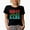 Black, variant on Holly Jolly Babe, Christmas or Winter Season Themed, Groovy Retro Wavy Text Merch Gift, Military Green T-Shirt, Medium