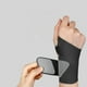 thumbnail image 4 of Estabilizador de soporte de muñequera para hombres y mujeres | Compresión ajustable para gimnasio de entrenamiento | Alivio de la tendinitis del túnel carpiano | Poliéster transpirable | Negro Gris, 4 of 6