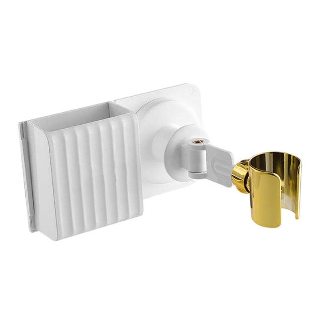 Soporte para secador de pelo de baño, soporte giratorio para secador de pelo, estante de almacenamiento para secador de pelo Blanco Con Estuche