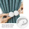 thumbnail image 4 of Correas para cortinas, 1 pieza, bola magnética de perla, cuerda para atar cortinas, hebillas, clips, accesorios, soporte para ganchos, decoraciones para el hogar, 4 of 5