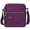 Purple, variant on LAVA Women Waterproof Crossbody Purse Nylon Shoulder Handbag Messenger Bags (Black)