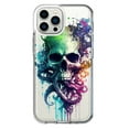 thumbnail image 1 of MUNDAZE Apple iPhone 11 Pro Max Shockproof Clear Hybrid Protective Phone Case Fantasy Octopus Tentacles Skull Cover, 1 of 5