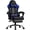 Classic/Blue, variant on Czlolo Gaming Chair, Lumbar Massager Game Chairs, High Back Reclining, with Headrest Gamer Office Chair.(White)