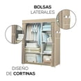 thumbnail image 5 of Closet Organizador de Ropa | Armario Armable | Ropero Portátil Amplio | Acero Inoxidable | Tela Impermeable, 5 of 5