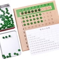 thumbnail image 1 of Juego de tablero de rompecabezas de números, juguetes matemáticos antiguos de 4 piezas, juguete educativo Montessori de 2 piezas división, 1 of 8