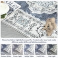 thumbnail image 7 of Hasoo 2' x 6' Floral Runner Rug for Hallway Washable Rugs for Bedside Vintage Rug, Blue, 7 of 7