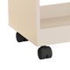 thumbnail image 5 of Moveis Gabinete para Bar con Amplio Espacio de Almacenaje Modelo JB 4050 - Aparador con 4 Nichos para Botellas de Vino y 4 Ruedas para Facilitar Su Desplazamiento Color Blanco Hueso, 5 of 7