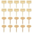 thumbnail image 1 of MasteelfCA 50pcs Reusable Plants Labels Gardening Decor Potted Bamboo Flower Labels, 1 of 8