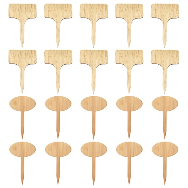 MasteelfCA 50pcs Reusable Plants Labels Gardening Decor Potted Bamboo Flower Labels